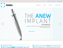 Tablet Screenshot of dentatususa.com